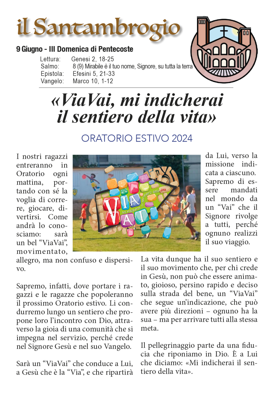 Il Santambrogio 9 Giugno