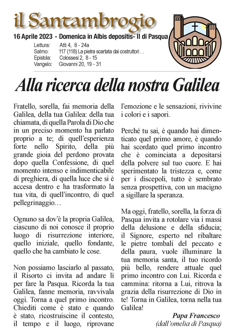 Il Santambrogio 16 Aprile