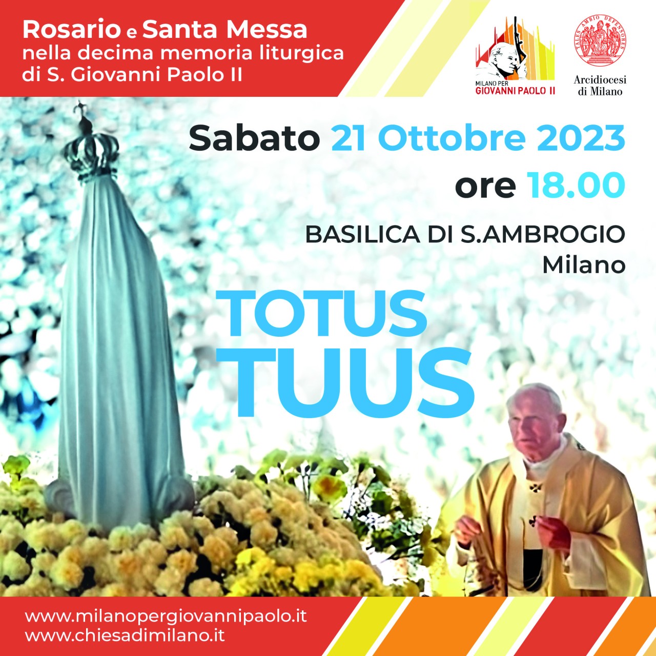 Rosario e Santa Messa nella memoria liturgica di S. Giovanni Paolo II