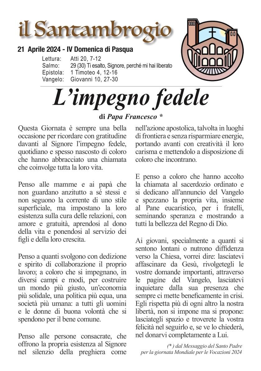 Il Santambrogio 21 Aprile