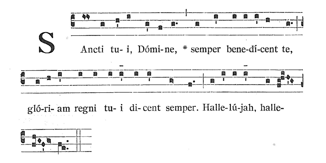 Sancti tui, Domine, semper benedicent te