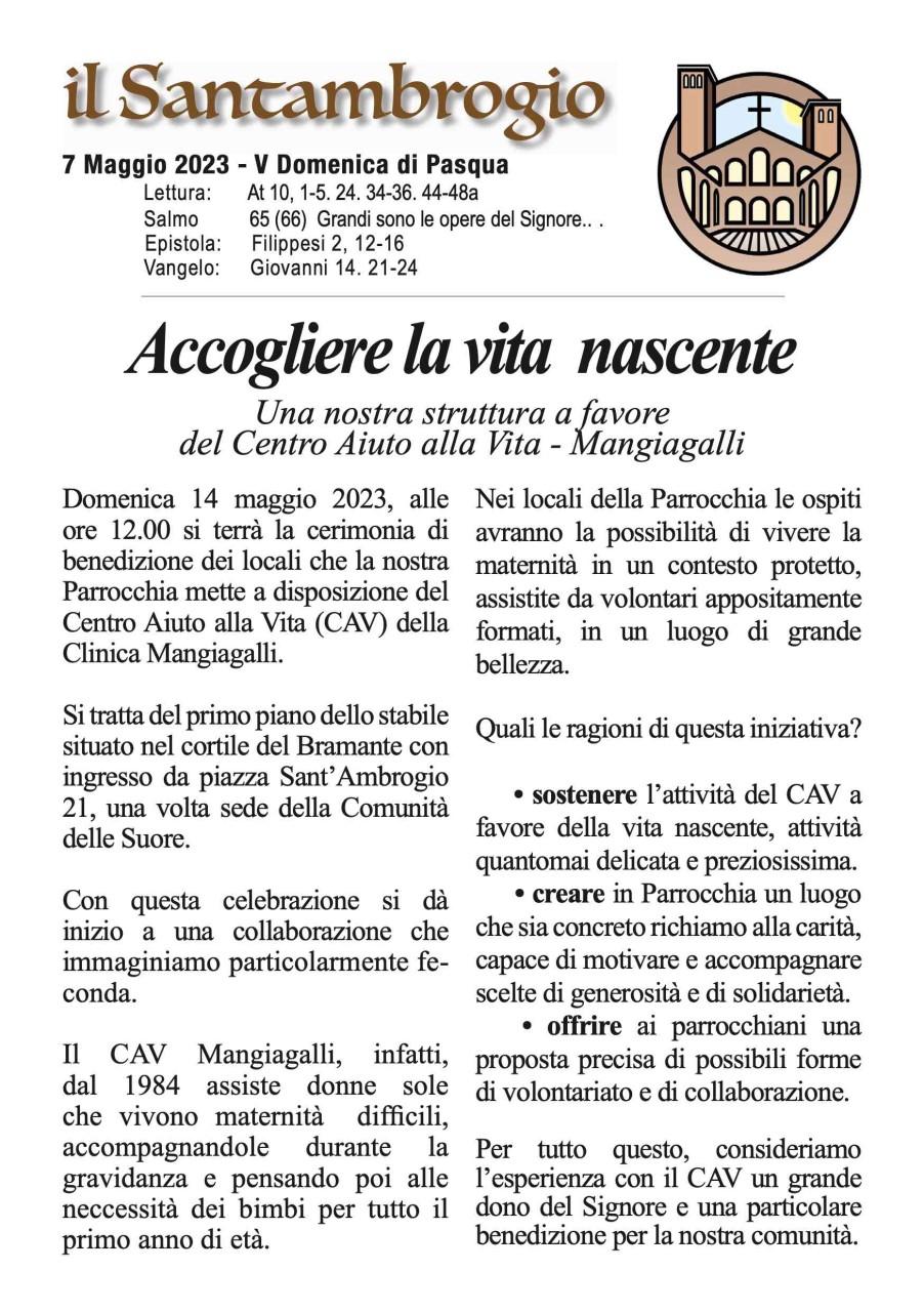 Il Santambrogio 7 Maggio