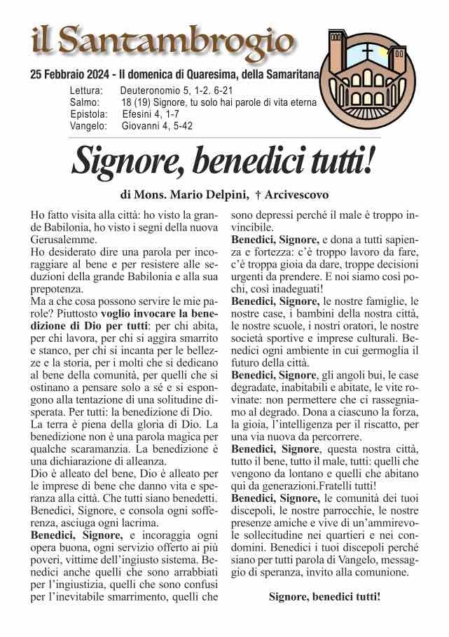 Il Santambrogio 25 Febbraio