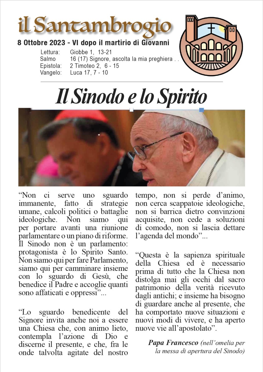Il Santambrogio 8 Ottobre