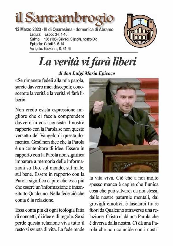 Il Santambrogio 12 marzo
