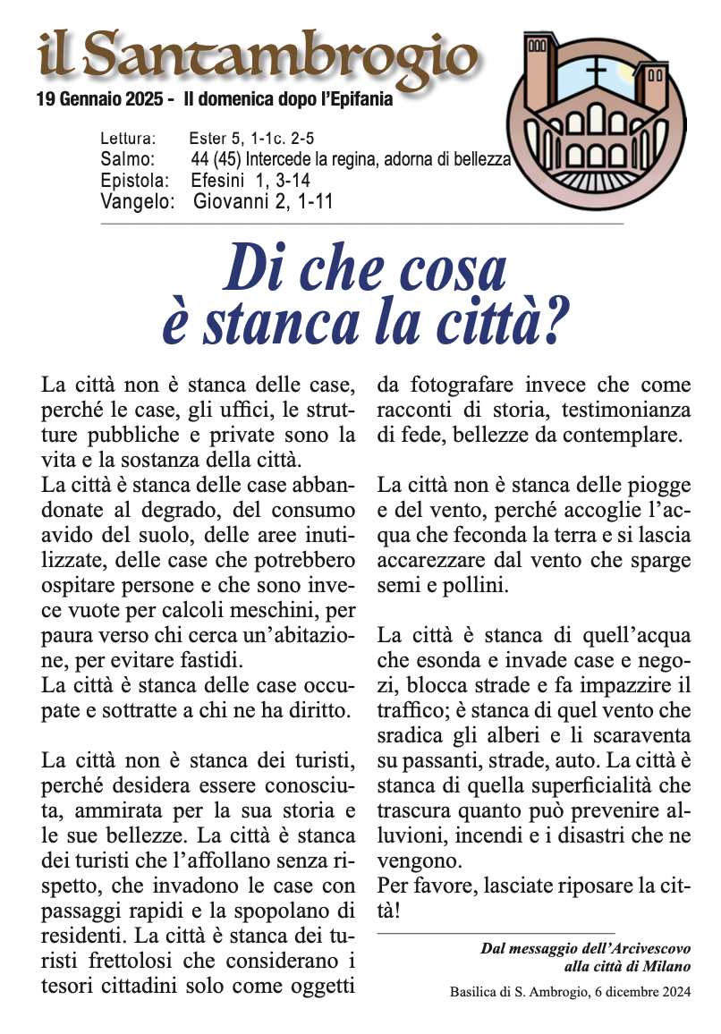 Il Santambrogio 19 Gennaio