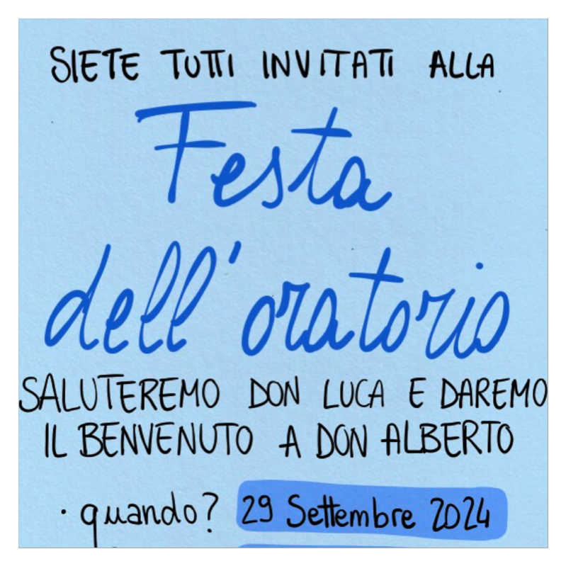 Festa dell'Oratorio