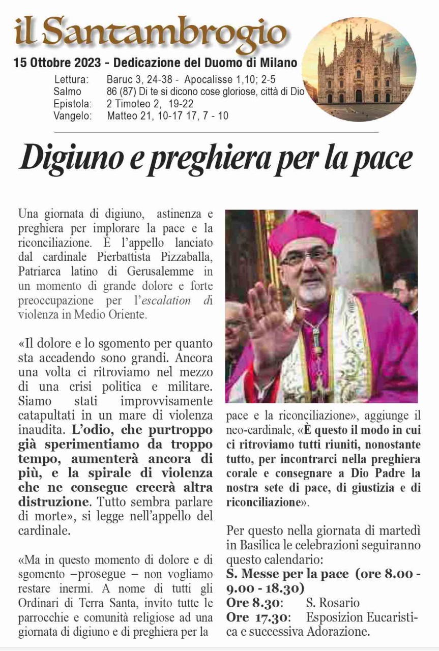 Il Santambrogio 15 Ottobre