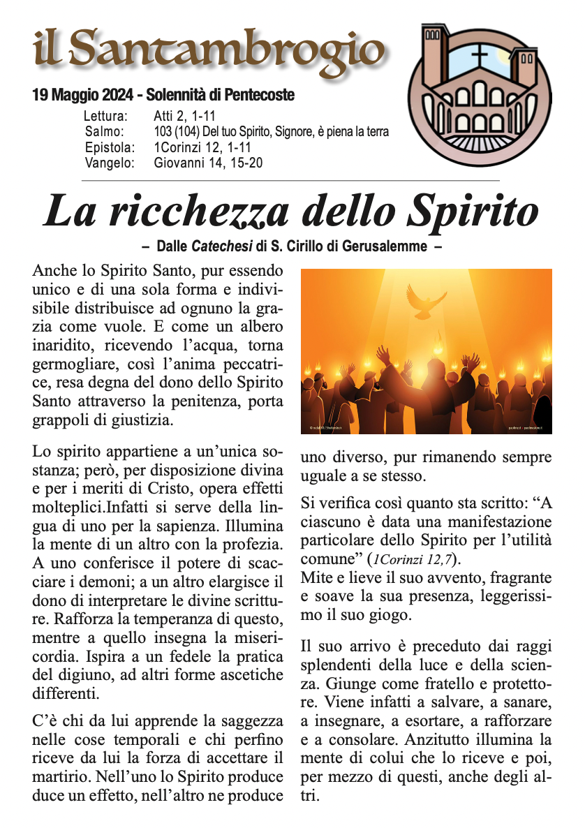 Il Santambrogio 19 Maggio