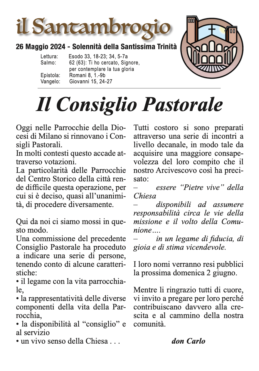 Il Santambrogio 26 Maggio