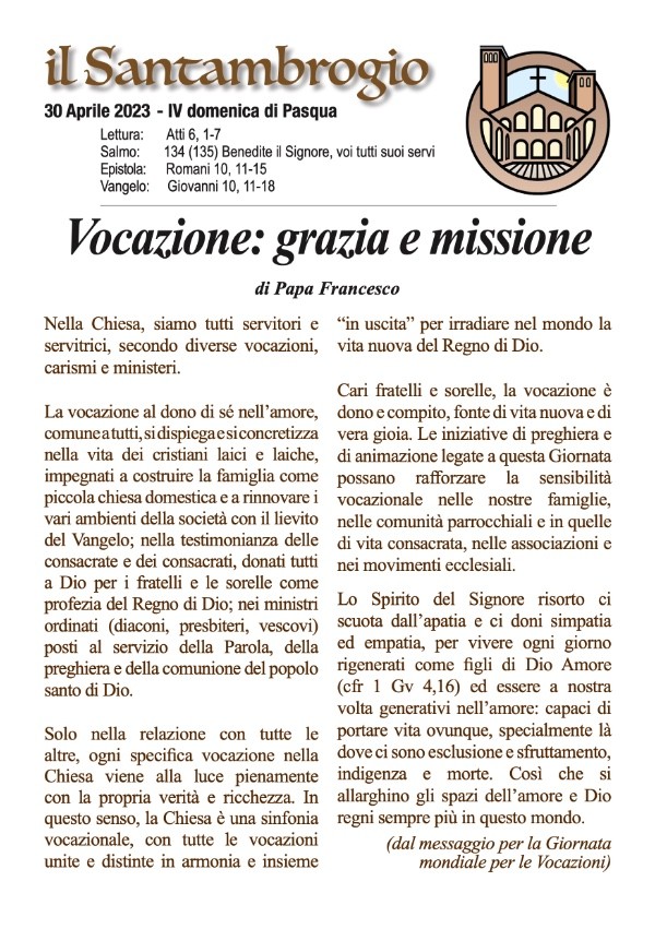 Il Santambrogio 30 Aprile