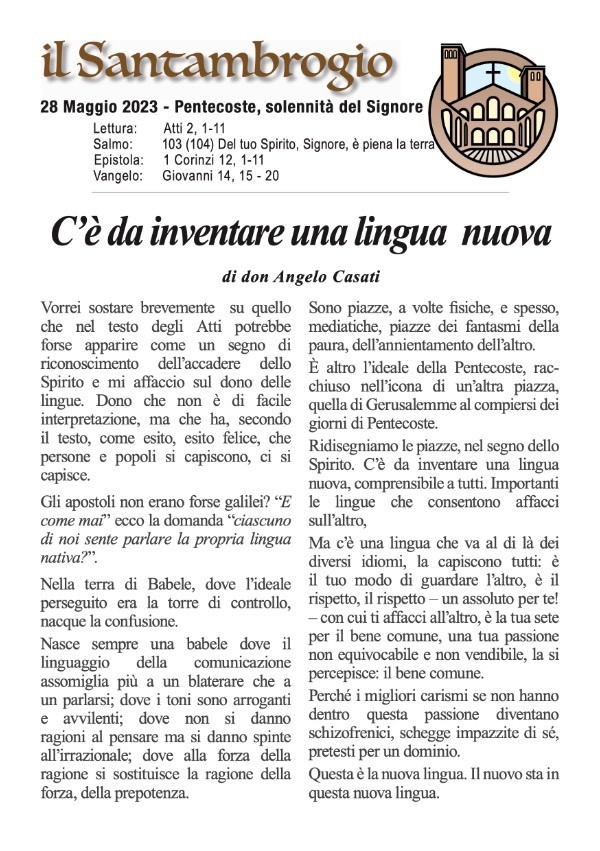Il Santambrogio 28 Maggio