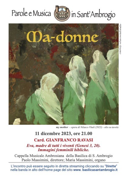 "Ma-donne": 3° incontro tenuto dal Card. Gianfranco Ravasi