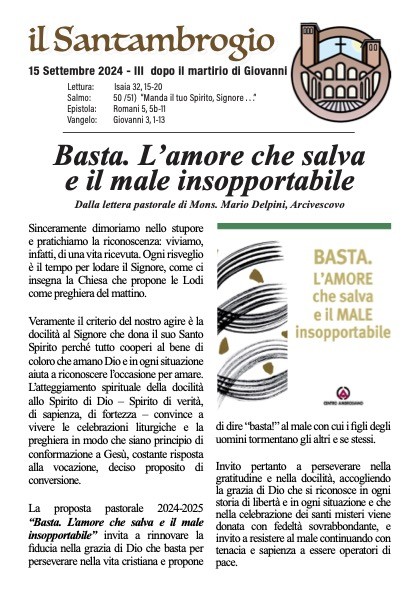 Il Santambrogio 15 Settembre