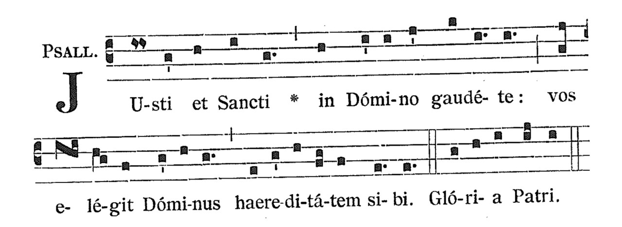 Justi et Sancti in Domino gaudete